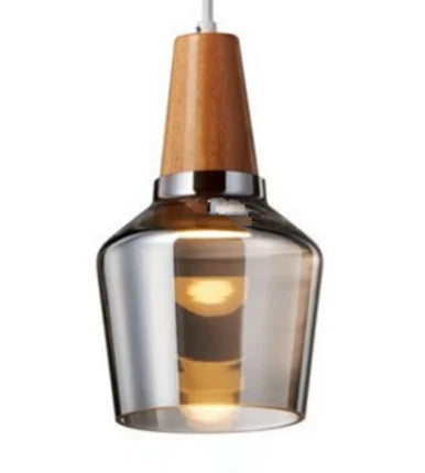 Retro Vintage Pendant Glass Lamp. Lighting Fixture For Indoor Bar, Living and Bedroom Deco