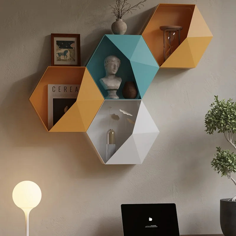 Creative Modern Wall Shelf Hanging Partition For Living Room, Dining Room, Porch, Wall Decor, Storage