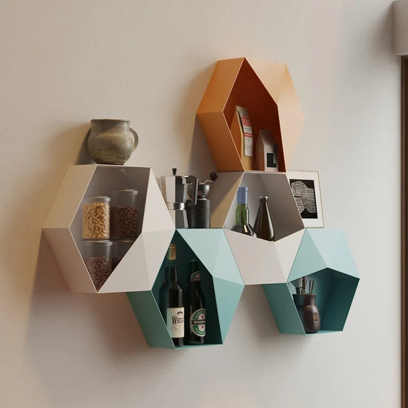 Creative Modern Wall Shelf Hanging Partition For Living Room, Dining Room, Porch, Wall Decor, Storage