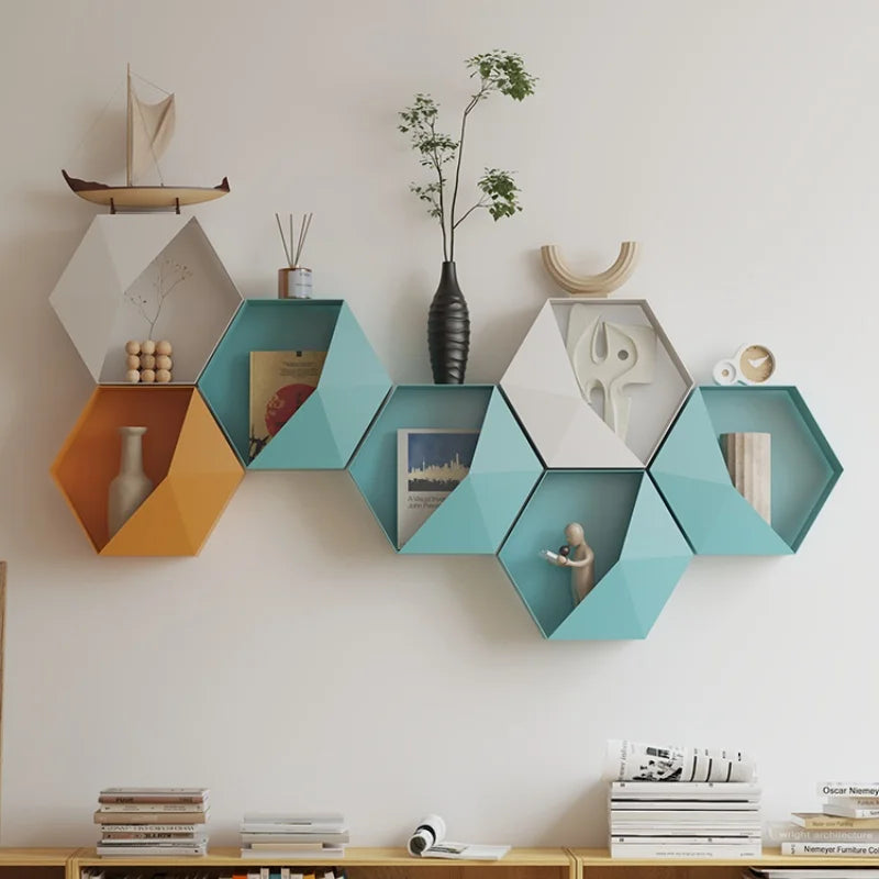 Creative Modern Wall Shelf Hanging Partition For Living Room, Dining Room, Porch, Wall Decor, Storage