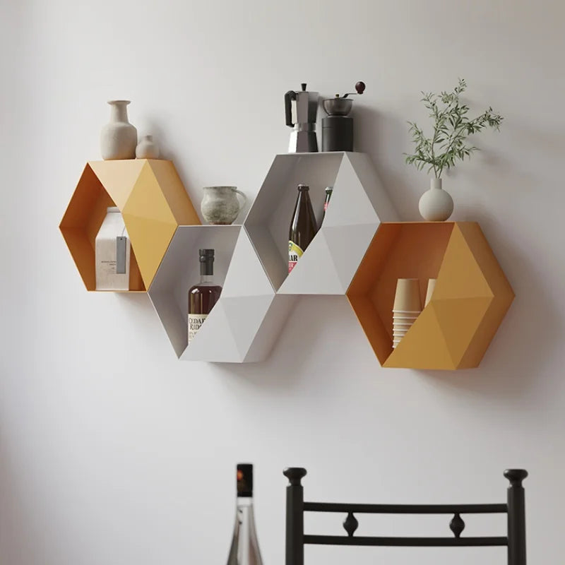 Creative Modern Wall Shelf Hanging Partition For Living Room, Dining Room, Porch, Wall Decor, Storage