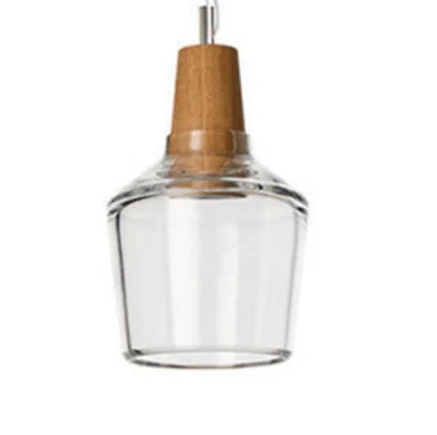 Retro Vintage Pendant Glass Lamp. Lighting Fixture For Indoor Bar, Living and Bedroom Deco