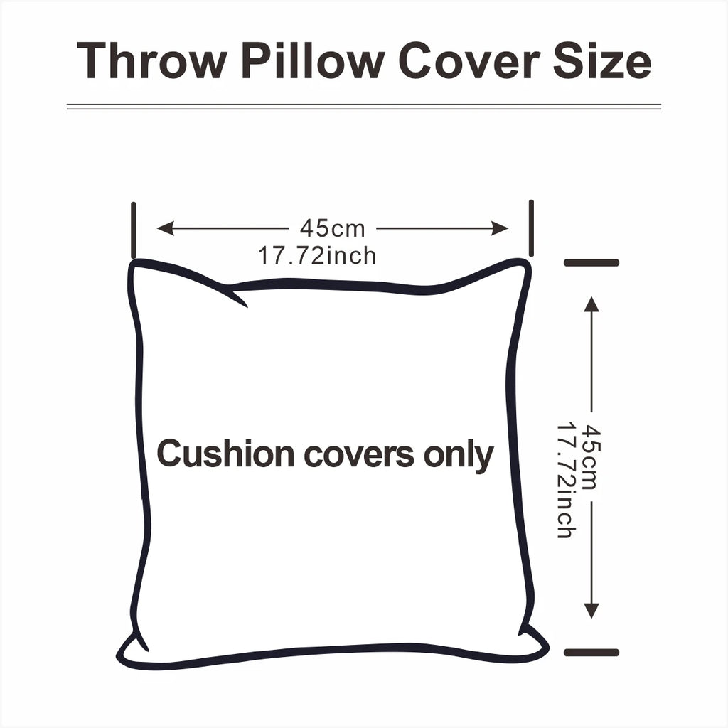 Christmas Pillow Cover Christmas Tree Reindeer Snowflake Winter