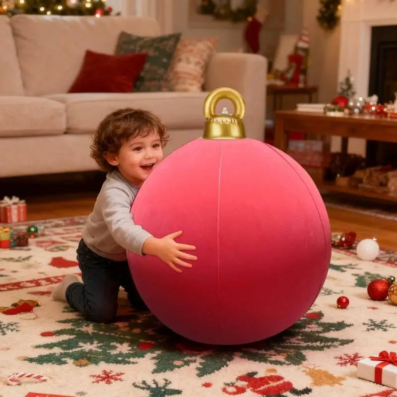 Inflatable 24 Inch Ornaments Balls for Indoor and Outdoor 24 Inch