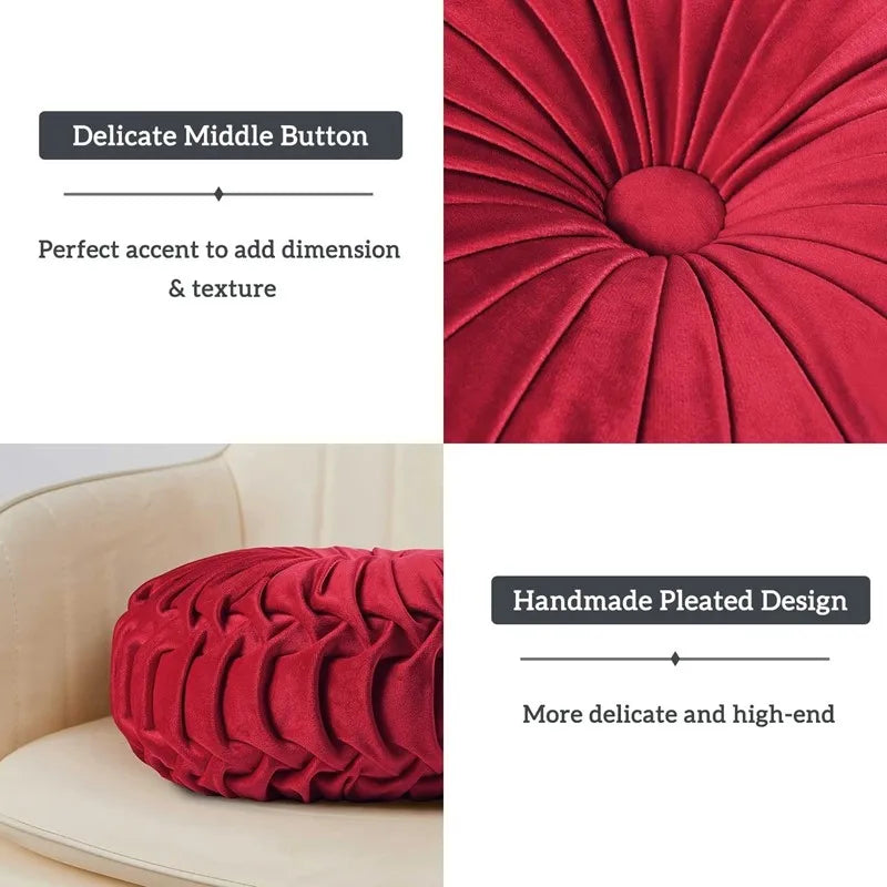 Hand Sewn Pleated 3D Dutch Pillow For Sofa