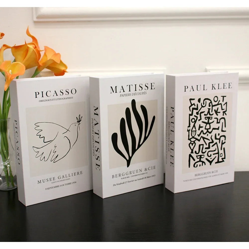 3Pcs Foldable Fashion Fake Books For Room Decoration