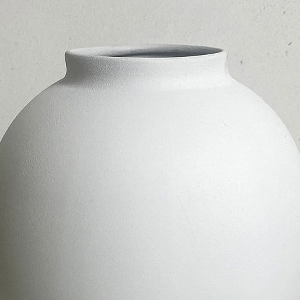 Modern Metal Vase Decoration Matte Finished