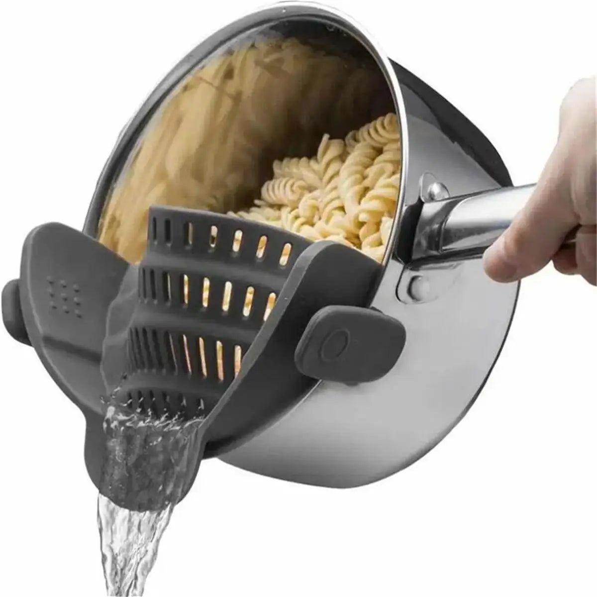 Pot Strainer, Adjustable Clip On Strainer For Pots Pans And Bowls.