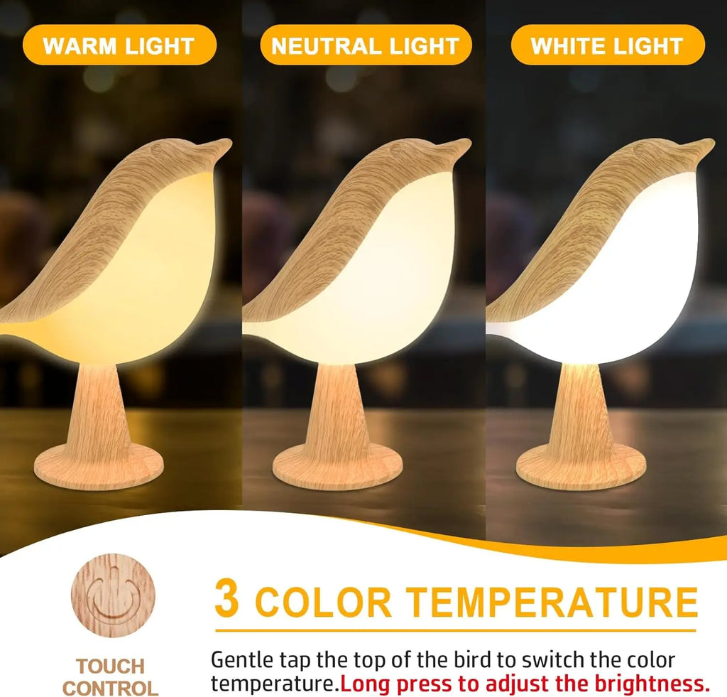 Bird Lamp 3 Color Temperature
