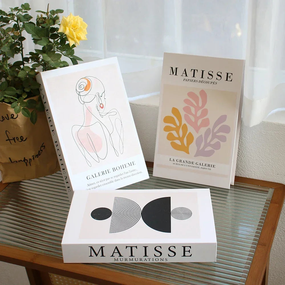 3Pcs Foldable Fashion Fake Books For Room Decoration