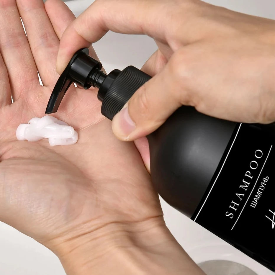 Soap Dispenser Bottle Shampoo, Shower Gel and Lotion Bottle Refillable