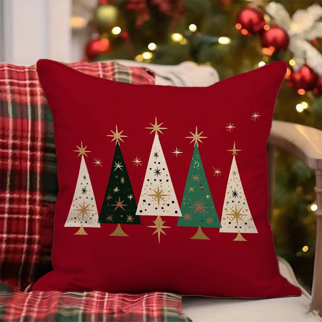 Christmas Tree Pattern Pillowcase