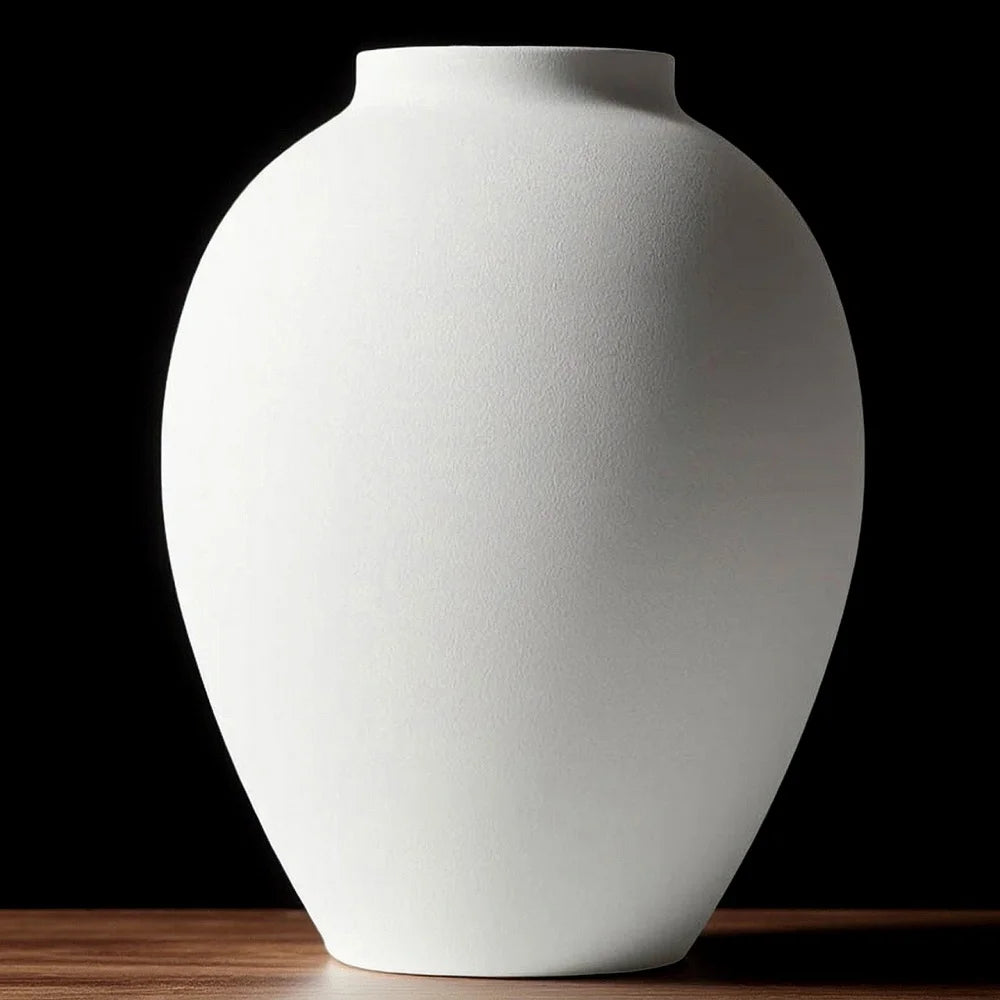 Modern Metal Vase Decoration Matte Finished
