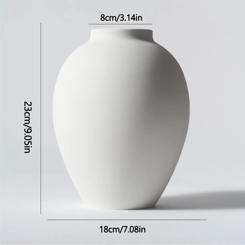 Modern Metal Vase Decoration Matte Finished