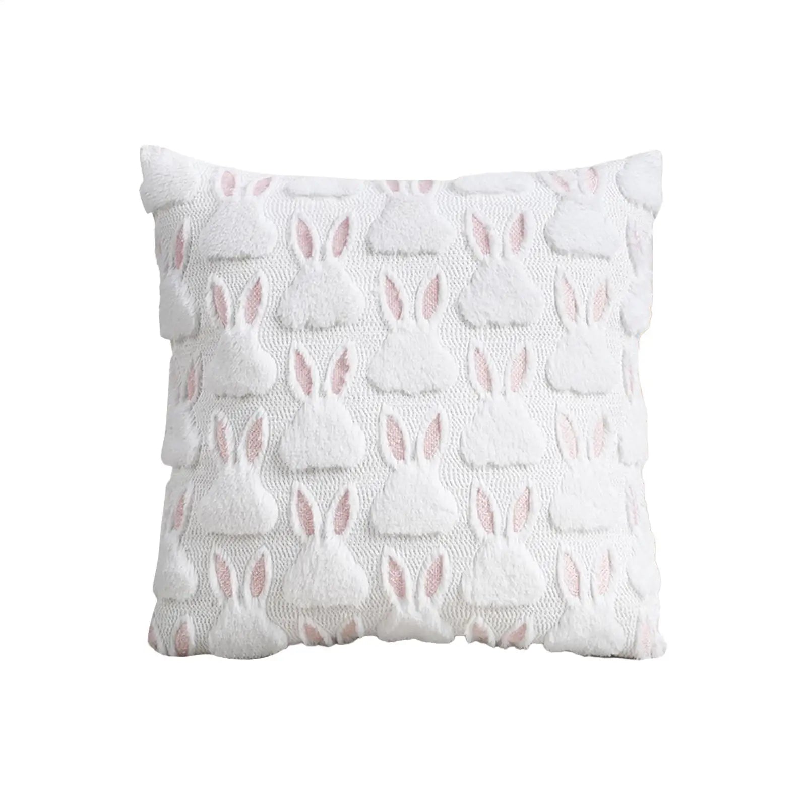 Easter Rabbit Pillowcase 45x45cm For Cozy Sofa, Cushion Cover Home Decor